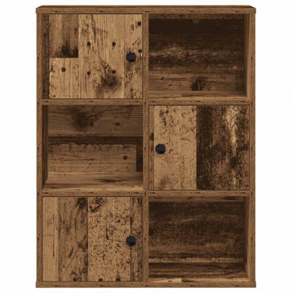 Regał, stare drewno, 60x24x76,5 cm, materiał drewnopochodny