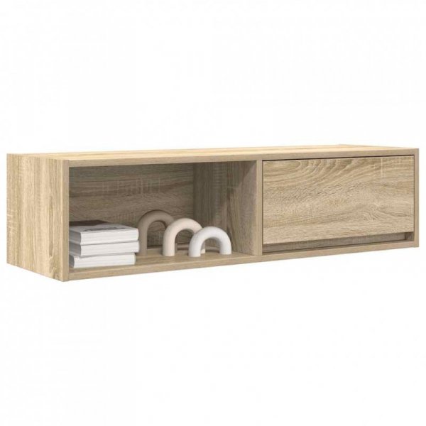 Szafki RTV 2 szt. Dąb Sonoma 100x31x25,5 cm Drewno klejone