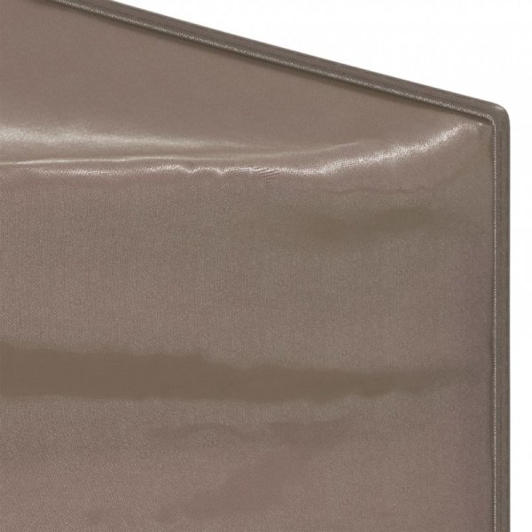 Składany namiot imprezowy ze ściankami, taupe, 2x2 m