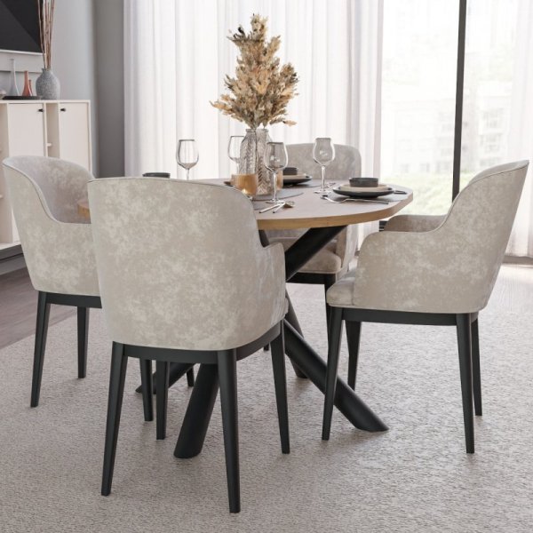 Stół OSLO 138x100cm (WELTER PLUS) dąb artisan