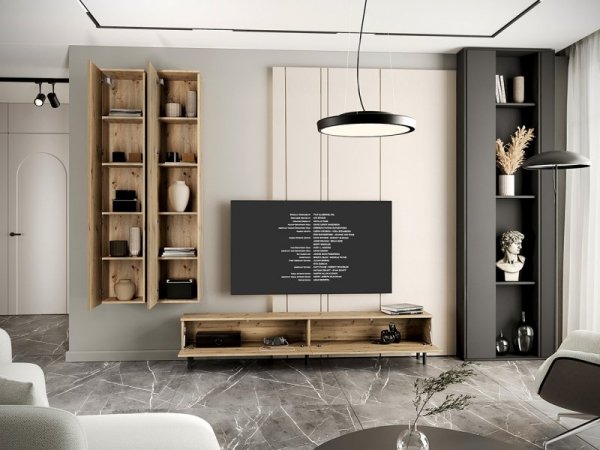 Meblościanka FIGO 4 dąb artisan