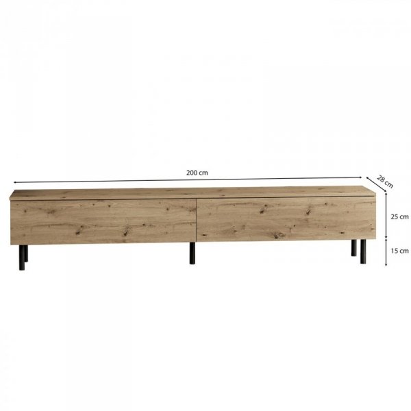 Komoda RTV 200 FIGO 01 dąb artisan