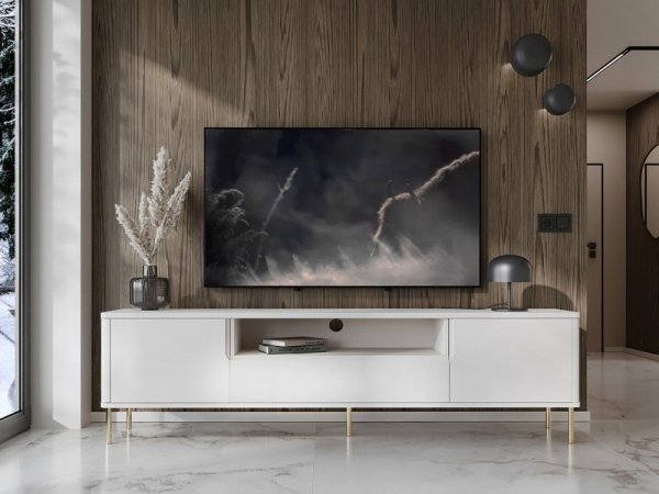 Komoda RTV RADIUS 180NZ biały