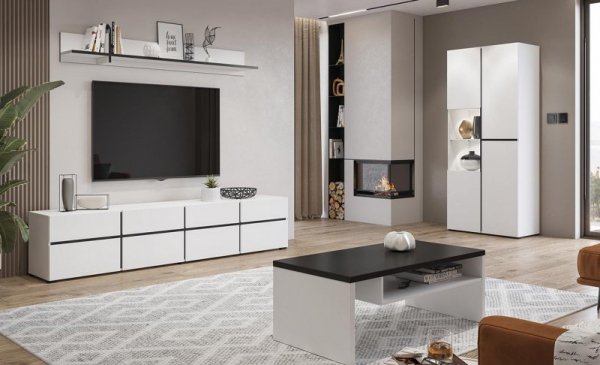 Witryna CROSI 12 biały / czarny