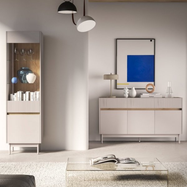 Witryna ERMITE 02 kaszmir / dąb cremona