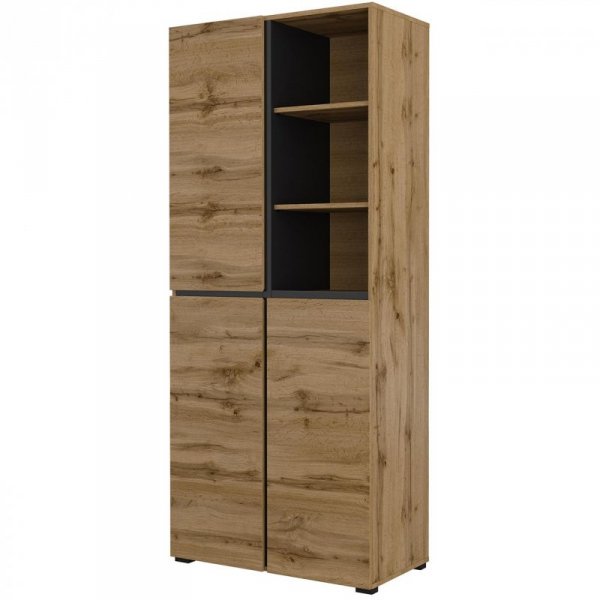 Garderoba CROSI 1 dąb wotan / czarny