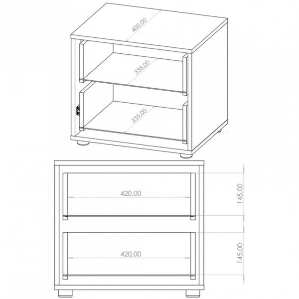Sypialnia MAXIS 1 czarny