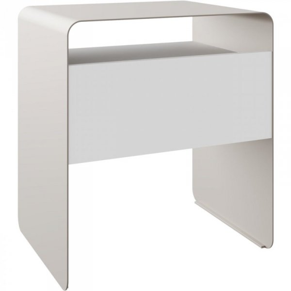 Stolik nocny SOCHI kaszmir / biały