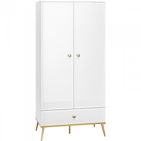 Szafa GOLDEN GL01 biały połysk