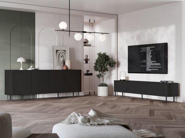 Meble do salonu AZELIO 1 czarny