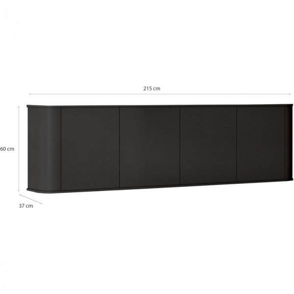 Meble do salonu AZELIO 3 czarny