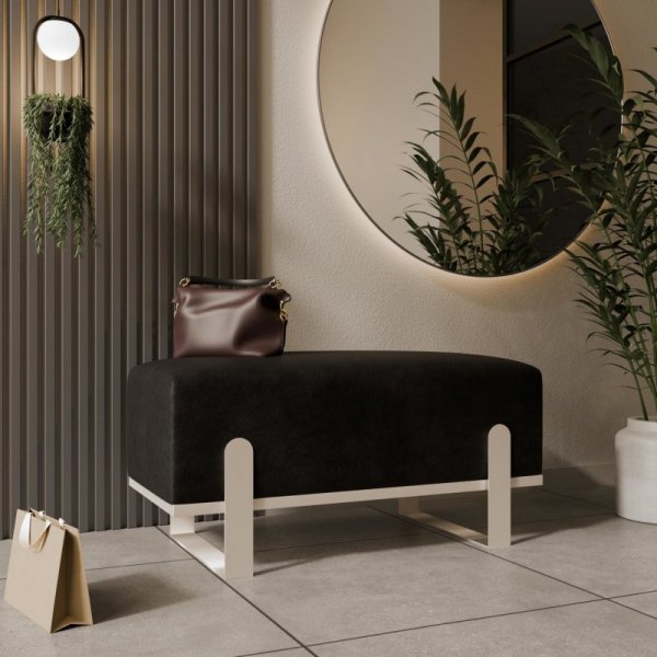 Ławka tapicerowana SULA 80cm kaszmir / kronos 07