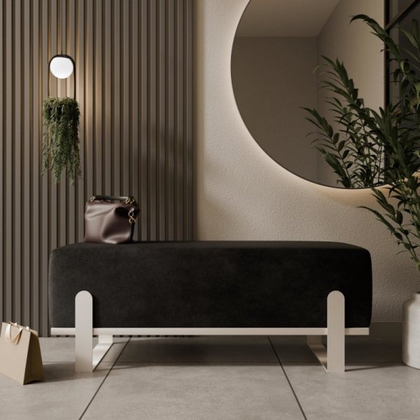 Ławka tapicerowana SULA 100cm kaszmir / kronos 07