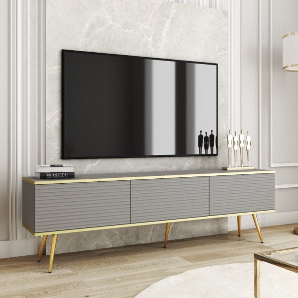 Szafka RTV ARA MDF 175 szary