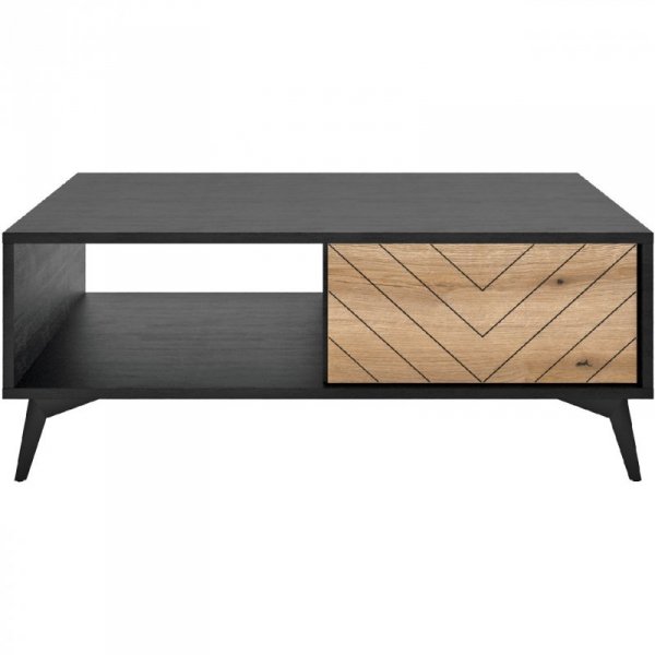 Ława MONDI 07 czarny / dąb evoke