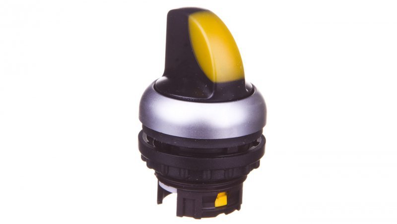 Napęd przełącznika 2 położeniowy żółty z podświetleniem z samopowrotem M22-WLK-Y 216818 eaton 4015082168186