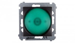Simon 54 Sygnalizator świetlny LED zielone światło antracyt DSS3.01/48