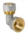 KOLANO PEX-AL-PEX CHROM 1/2*20 DZIEWCZYNKA (1 SZT)