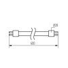 ŚWIETLÓWKA LINIOWA TUBA SZKLANA T8 LED 9-NW 6500K 60CM (1 SZT)
