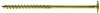 WKRĘT DO DREWNA Z KOŁNIERZEM NA TORX OCYNK ŻÓŁTY 8*160MM T40 (50 SZT)