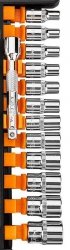 ZESTAW KLUCZY NASADOWYCH 1/4'', 14SZT, 6-KĄTNE (1 KPL)