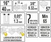ŁAŃCUCH TNĄCY DO PILARKI 16'' 3/8'  1.3MM 57Z (1 SZT)