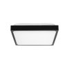 Plafon V-TAC 18W LED Kwadrat IP44 23x23cm Czarny VT-8618B-SQ 3000K 1800lm