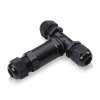 Złączka Mufa Hermetyczna Czarna Trójnik 0.5-4mm2 Średnica kabla 8-12mm IP68 V-TACC VT-869 2 Lata Gwarancji