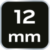 Nasadka sześciokątna długa 1/2, 12 mm, Superlock