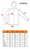 Kurtka robocza softshell z kapturem odpinanym, rozmiar M