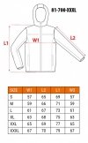 Kurtka robocza ostrzegawcza softshell z kapturem, żółta, rozmiar XXXL