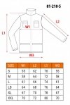 Bluza robocza HD, rozmiar S/48