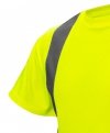 T-shirt ostrzegawczy, żółty, rozmiar XL