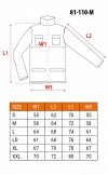Bluza robocza biała, HD, rozmiar M/50