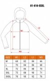 Kurtka przeciwdeszczowa PU/PVC, EN 343, rozmiar XXXL