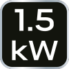 Grzejnik konwektorowy elektryczny 1500W, IP24, WIFI