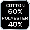 Spodnie ostrzegawcze 40% poliester, 60% bawełna, 260 gsm, rozmiar XXL