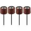 Taśma szlifierska 12.7 mm, K60, K80, K120, K240, zestaw 100 szt, + trzpień 3.2 mm, 2 szt.