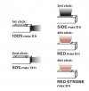 Latarka akumulatorowa USB  300 lm 2 w 1 CREE XPE + COB LED