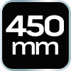 Piła płatnica 450 mm, 7 TPI, PTFE