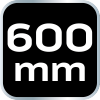 Szpachla wykończeniowa aluminiowa EXTREME 600mm