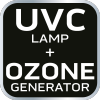 Lampa UVC dezynfekująca, bakteriobójcza, wirusobójcza, ozonowanie, 5V, bezprzewodowa