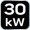 Nagrzewnica olejowa 30kW, zbiornik 38l, kółka