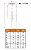 Spodnie robocze PREMIUM,4 way stretch, rozmiar XXXL