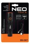 Latarka akumulatorowa USB C 2000 lm CHN LED