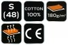 T-shirt roboczy Premium PRO, rozmiar S