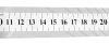 Przymiar liniowy 50 cm, stal nierdzewna