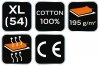 Koszulka polo Motosynteza, 100% bawełna pique, rozmiar XL