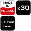 Krzyżyki dystansowe T 10.0 mm, 30 szt.