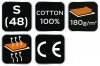 T-shirt czerwony, rozmiar S